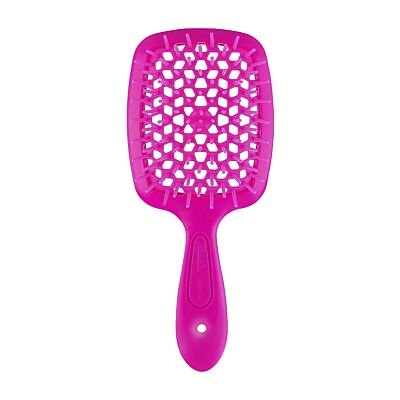 Janeke Superbrush Small Szczotka do włosów neonowo-różowa