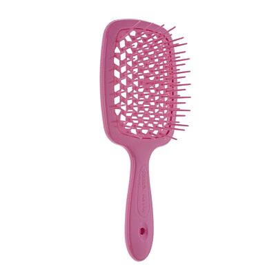 Superbrush Szczotka do włosów neonowo-różowa