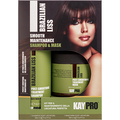 Brazilian Liss Zestaw do włosów prostowanych Szampon 500ml + Maska 500ml