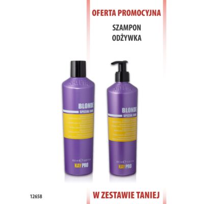 KayPro Blond Szampon 350 ml + Odżywka 350 ml