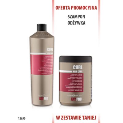 KayPro Curl Szampon 1000 ml + Odżywka 1000 ml
