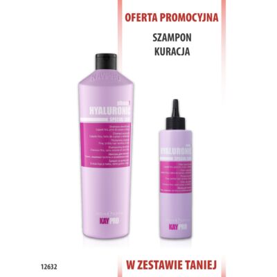 KayPro Szampon Hialuronowy 1000 ml + Wypełniacz 200 ml