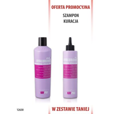 KayPro Szampon Hialuronowy 350 ml + Kuracja 200 ml