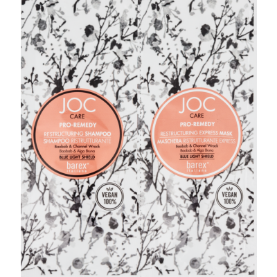 JOC CARE Restrukturyzujący Szampon + Maska 100% Wegańskie 10+10ml