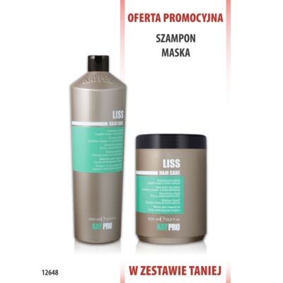 KayPro Liss Szampon 1000 ml + Maska 1000 ml