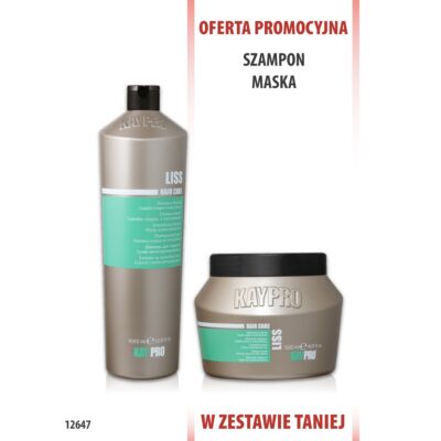 KayPro Liss Szampon 1000 ml + Maska 500 ml