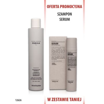 Previa WHITE TRUFFLE Szampon 250 ml + Serum wypełniające 50 ml