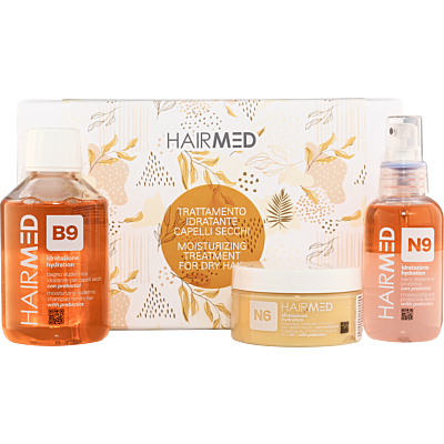 Family Zestaw nawilżający Szampon B9 l + Maska N6 + Serum N9 