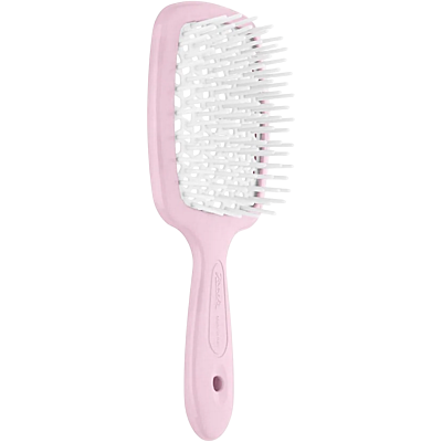 Janeke Superbrush Small – szczotka do włosów różowa z białym