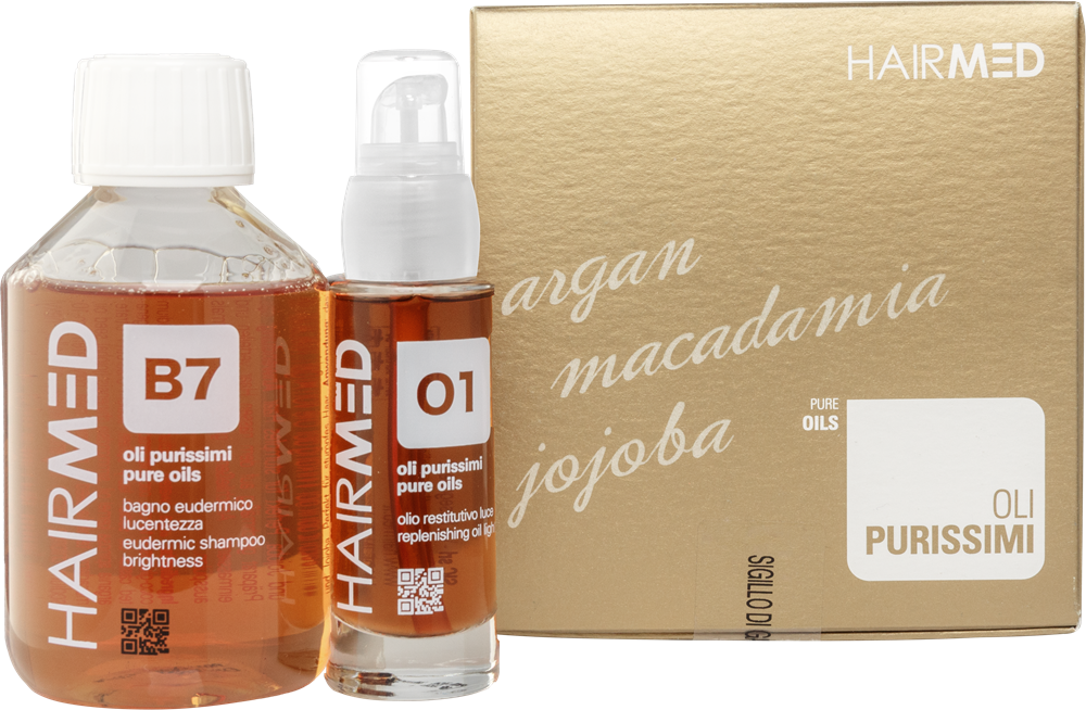Zestaw czystych olejków Szampon B7  + Olejek rewitalizujący O1 