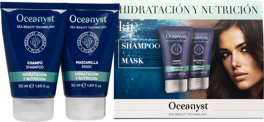OCEANYST HYDRATION & NUTRITION  Zestaw Szampon 50 ml + Maska 50 ml