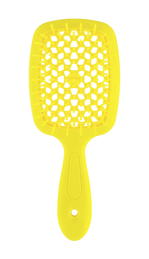 Janeke Superbrush Small – szczotka do włosów, żółta