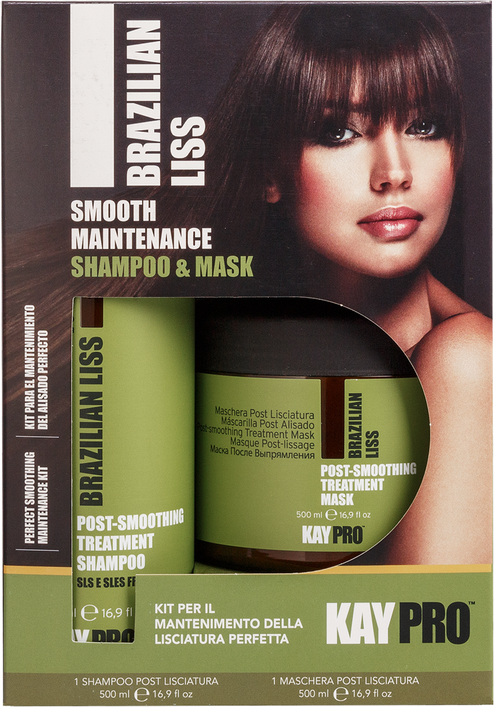 Brazilian Liss Zestaw do włosów prostowanych Szampon 500ml + Maska 500ml
