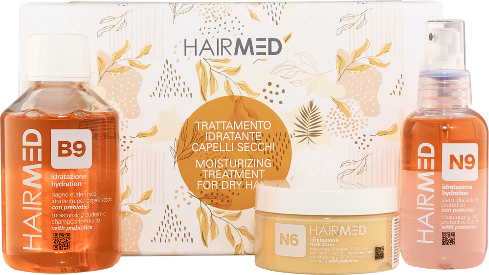 Family Zestaw nawilżający Szampon B9 l + Maska N6 + Serum N9 