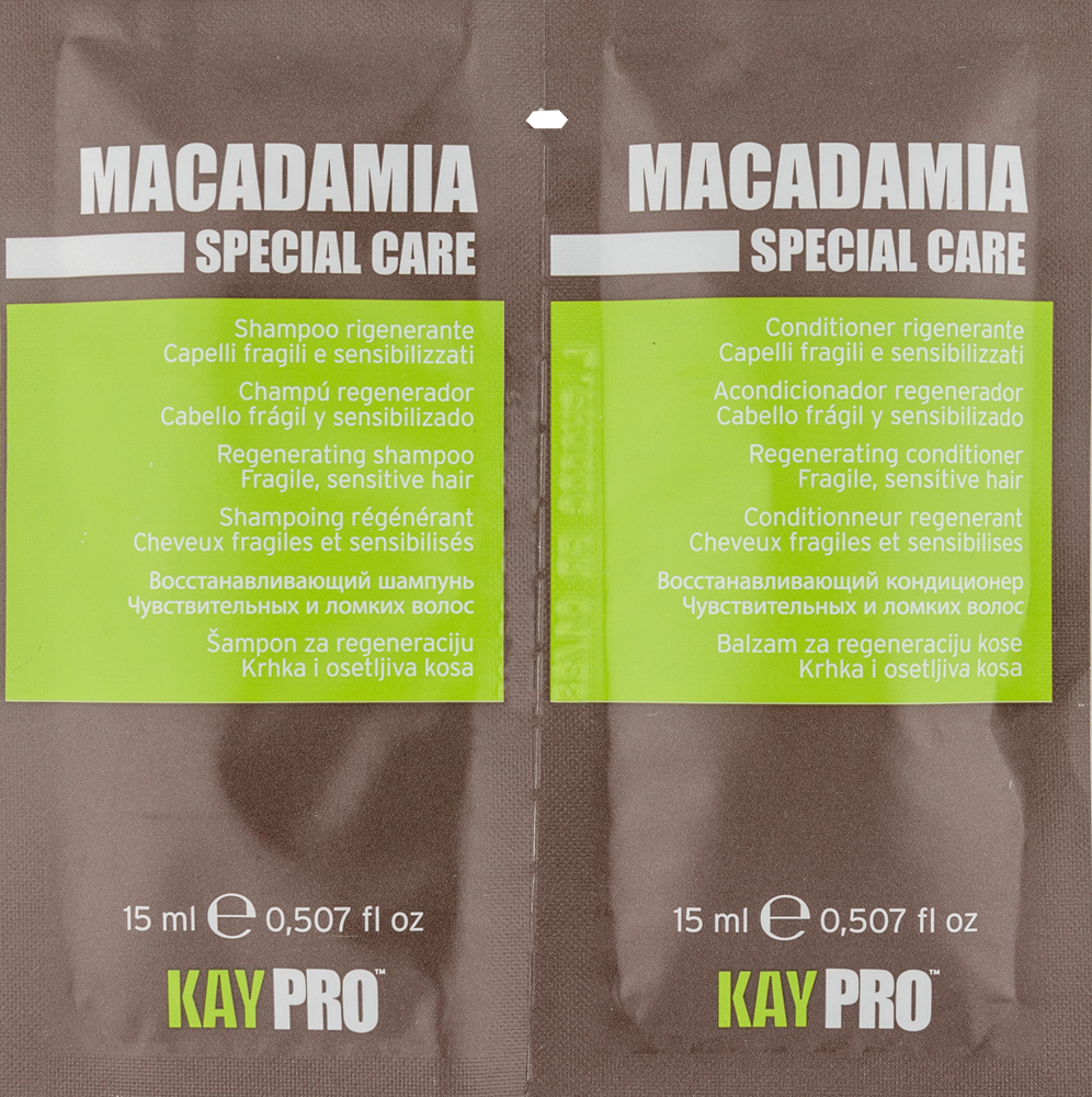 Macadamia Szampon+Odżywka z olejkiem makadamia 15+15ml