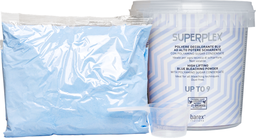 SUPERPLEX Puder odbarwiający niebieski (do 9 poziomów)