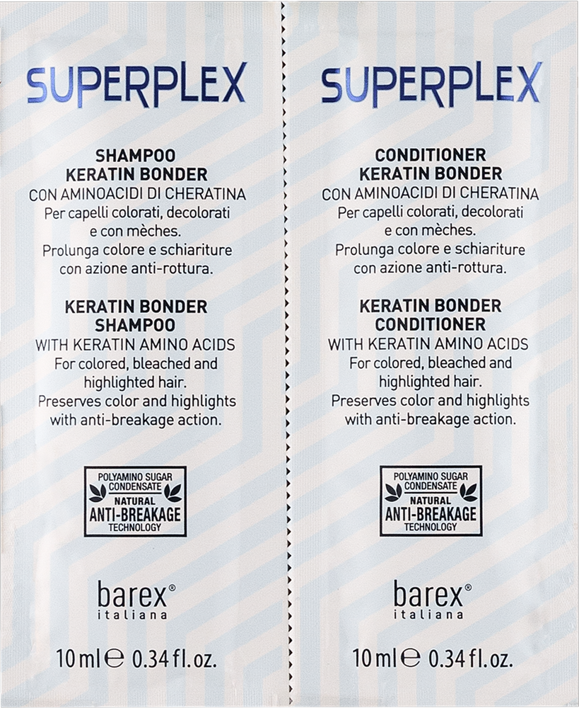 SUPERPLEX Odżywka+Szampon do włosów farbowanych 10+10ml