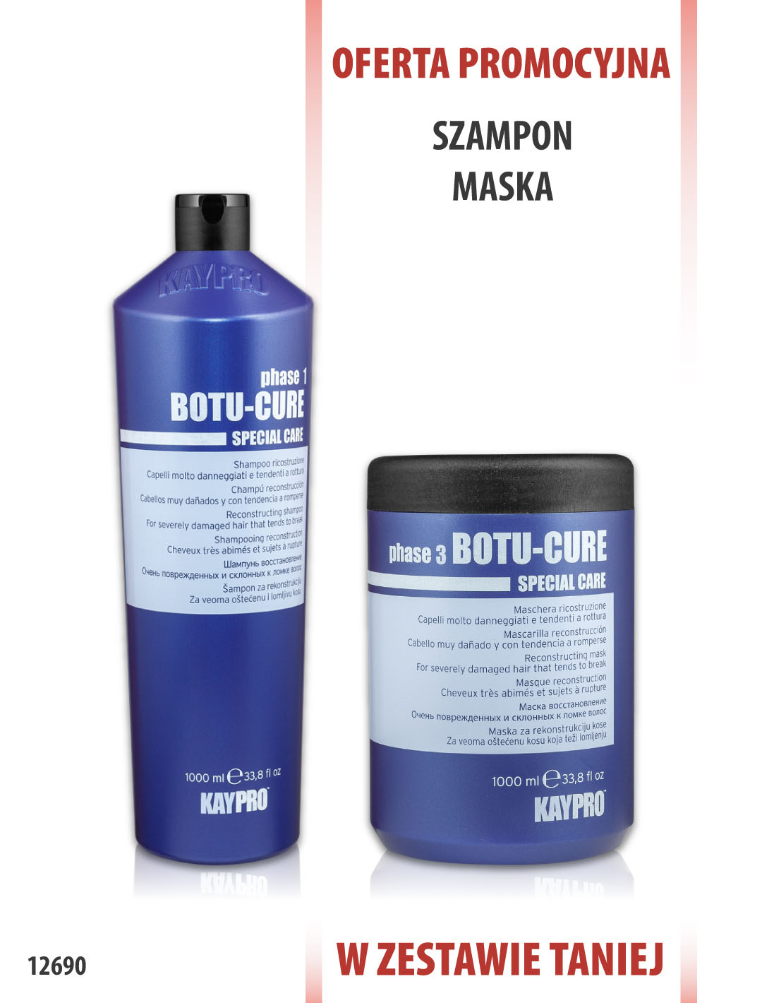 KayPro Botu Cure Szampon 1000 ml + Maska 1000 ml