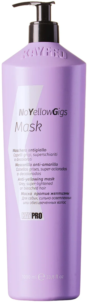 NoYellowGigs Maska neutralizująca żółte tony