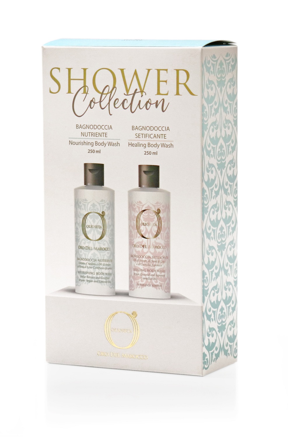 OLIOSETA OdM ZESTAW Żel pod prysznic Odżywczy 250ml + Regenerujący 250ml