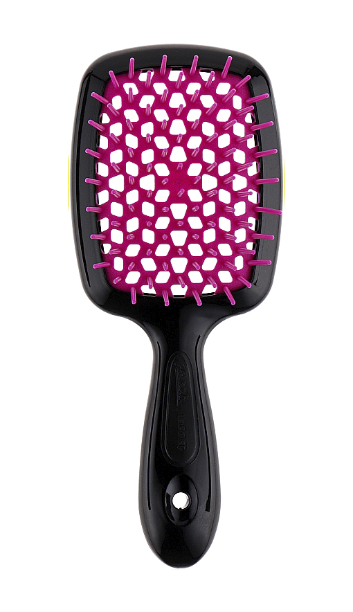 Superbrush Small Szczotka do włosów czarna z fuksją