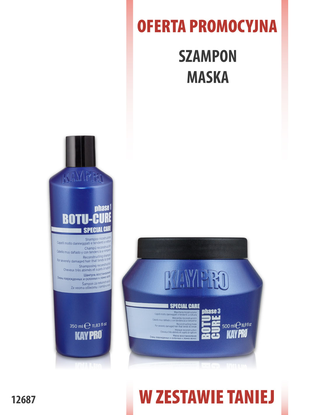 KayPro Botu Cure Szampon 350 ml + Maska 500 ml