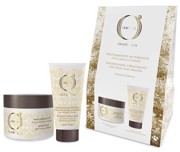OLIOSETA OdL Zestaw Maska nabłyszczająca 200ml + Krem do rąk 100ml