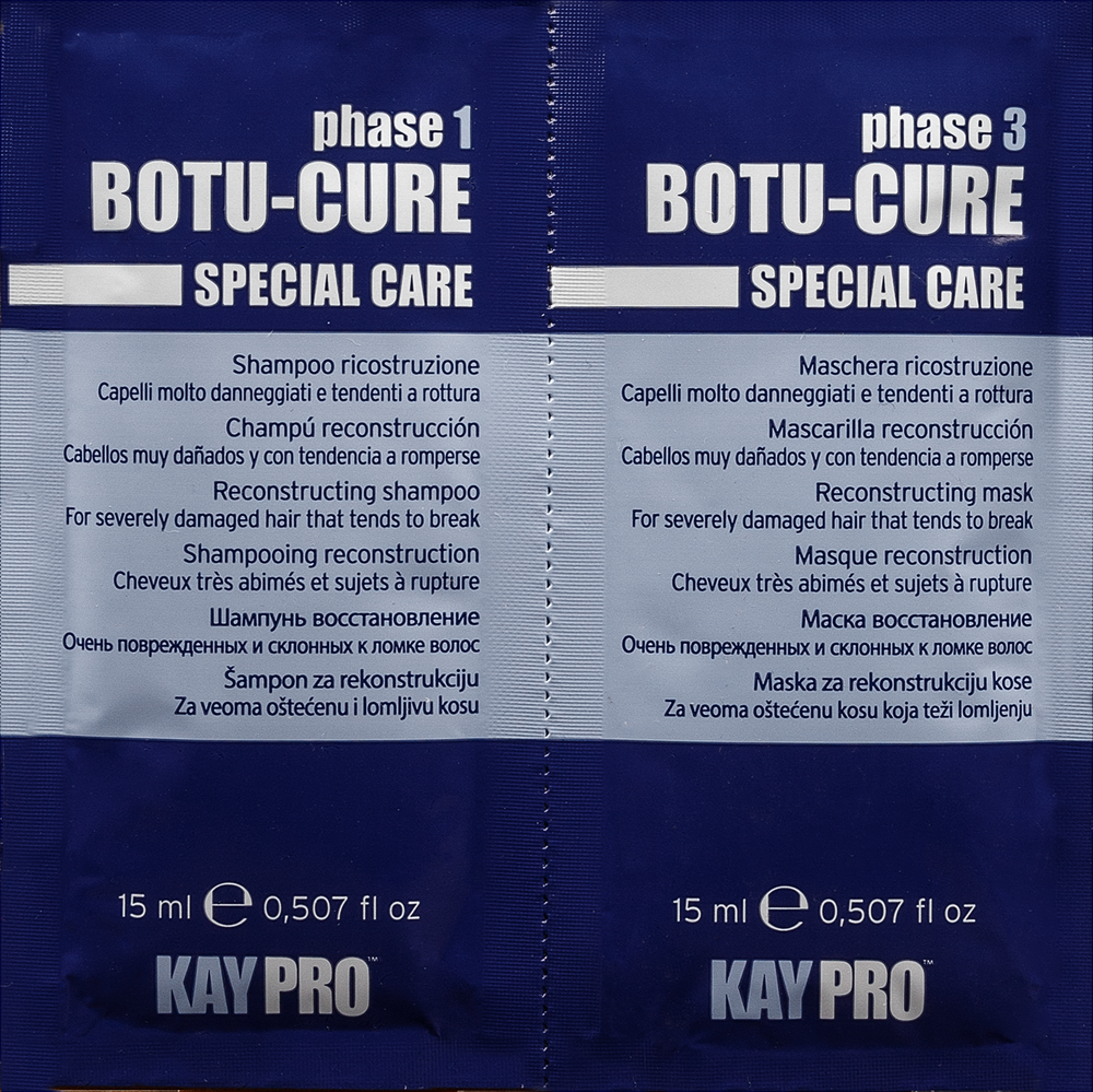 Botu-Cure Szampon+Maska odbudowująca 15+15ml