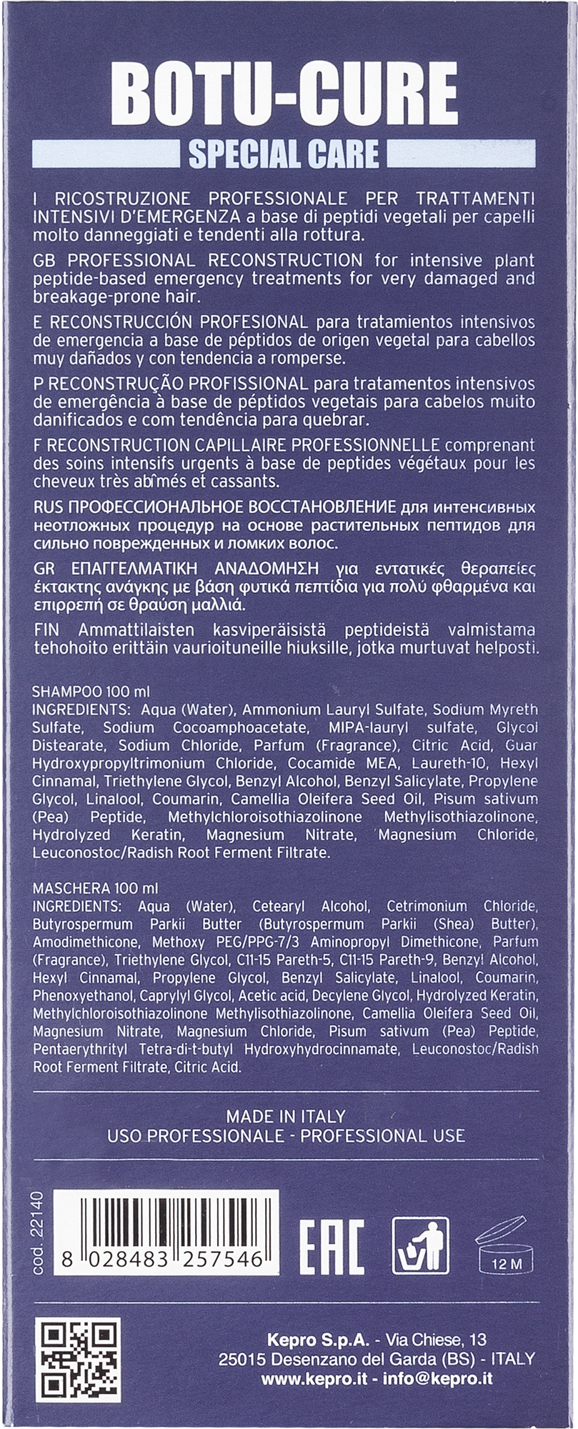 Botu-Cure Zestaw Szampon 100ml + Maska 100ml