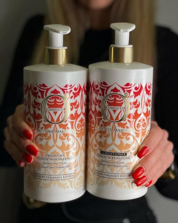 BAREX OLIOSETA Oro del MAROCCO Color Sublimating Shampoo