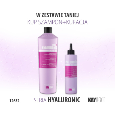 12632 KayPro Szampon Hialuronowy 1000 ml + Wypełniacz 200 ml