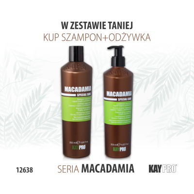 12638 KayPro Macadamia Szampon 350 ml + Odżywka 350 ml