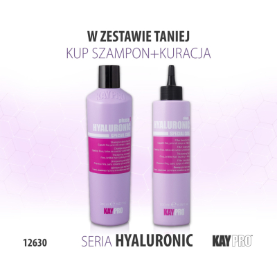 12630 KayPro Szampon Hialuronowy 350 ml + Kuracja 200 ml