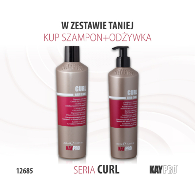 12685 KayPro Curl Szampon 350 ml + Odżywka 350 ml