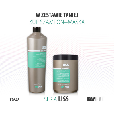 12648 KayPro Liss Szampon 1000 ml + Maska 1000 ml