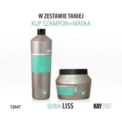 12647 KayPro Liss Szampon 1000 ml + Maska 500 ml