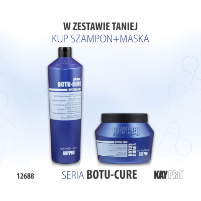 12688 KayPro Botu Cure Szampon 1000 ml + Maska 500 ml