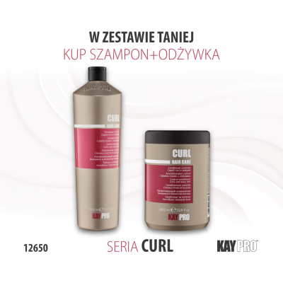 12650 KayPro Curl Szampon 1000 ml + Odżywka 1000 ml